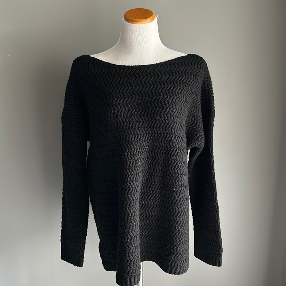 Lord & Taylor XL Black Sweater